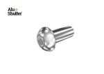 Low round head screw M6x16mm stainless steel A2