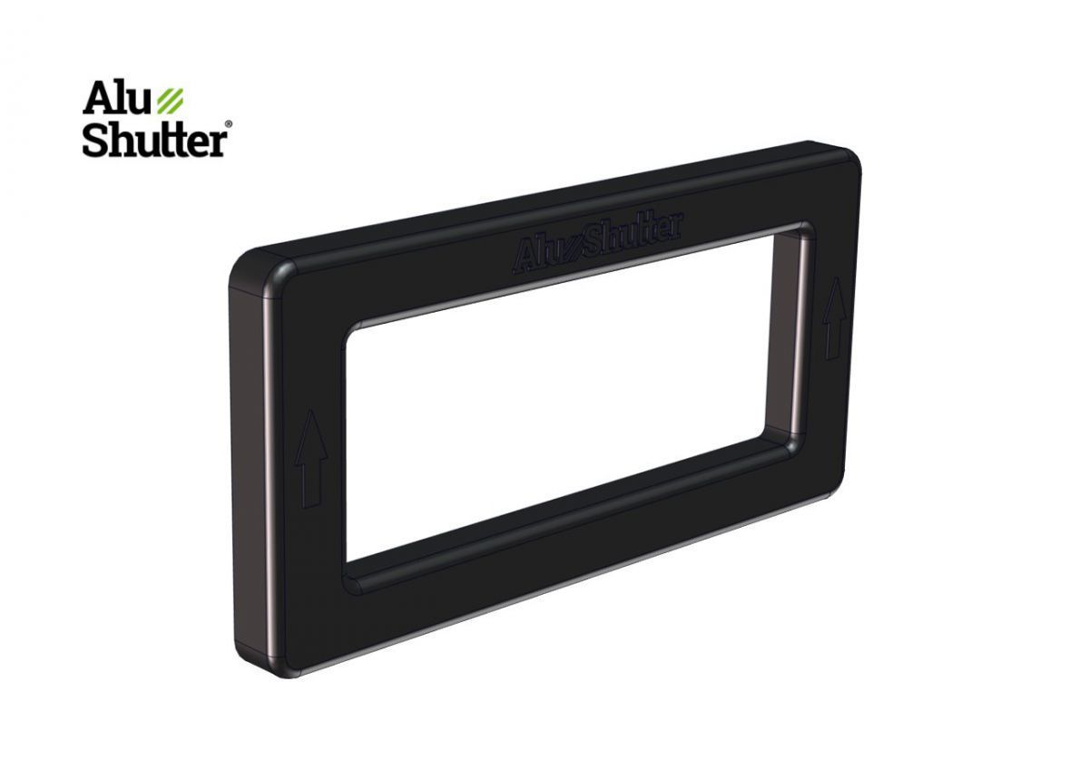 outer frame interior handle alushutter