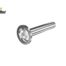 Laagbolkop flensschroef M4 x 22 rvs
