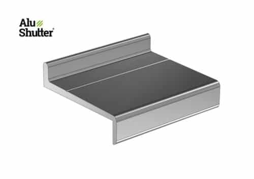 Waterkering bodem geanodiseerd alu AluShutter